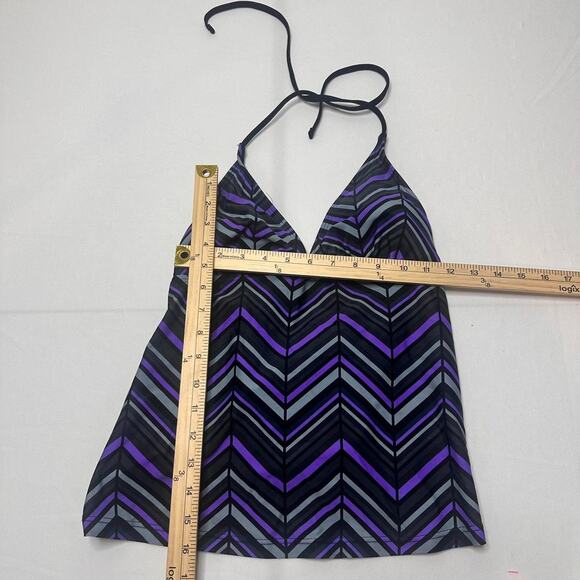 Mossimo Women’s Size Medium Vintage Haltered Plunging Chest Area - Picture 4 of 4